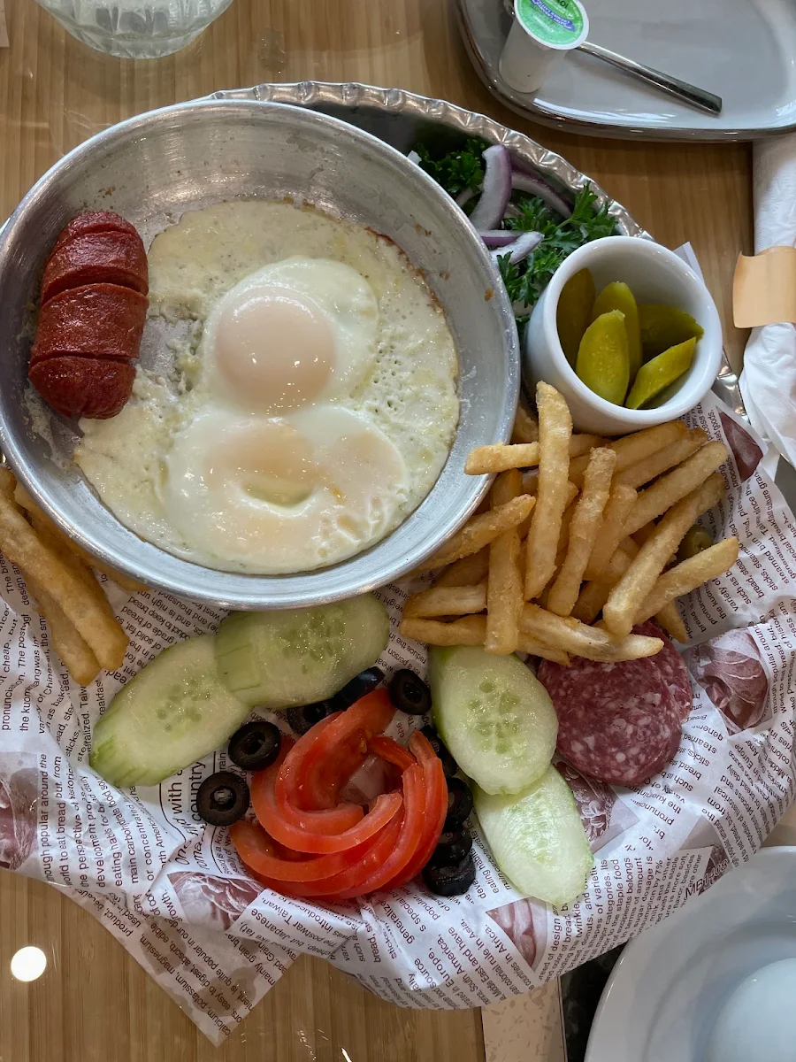 Classic Persian Breakfast with Eggs Any Style