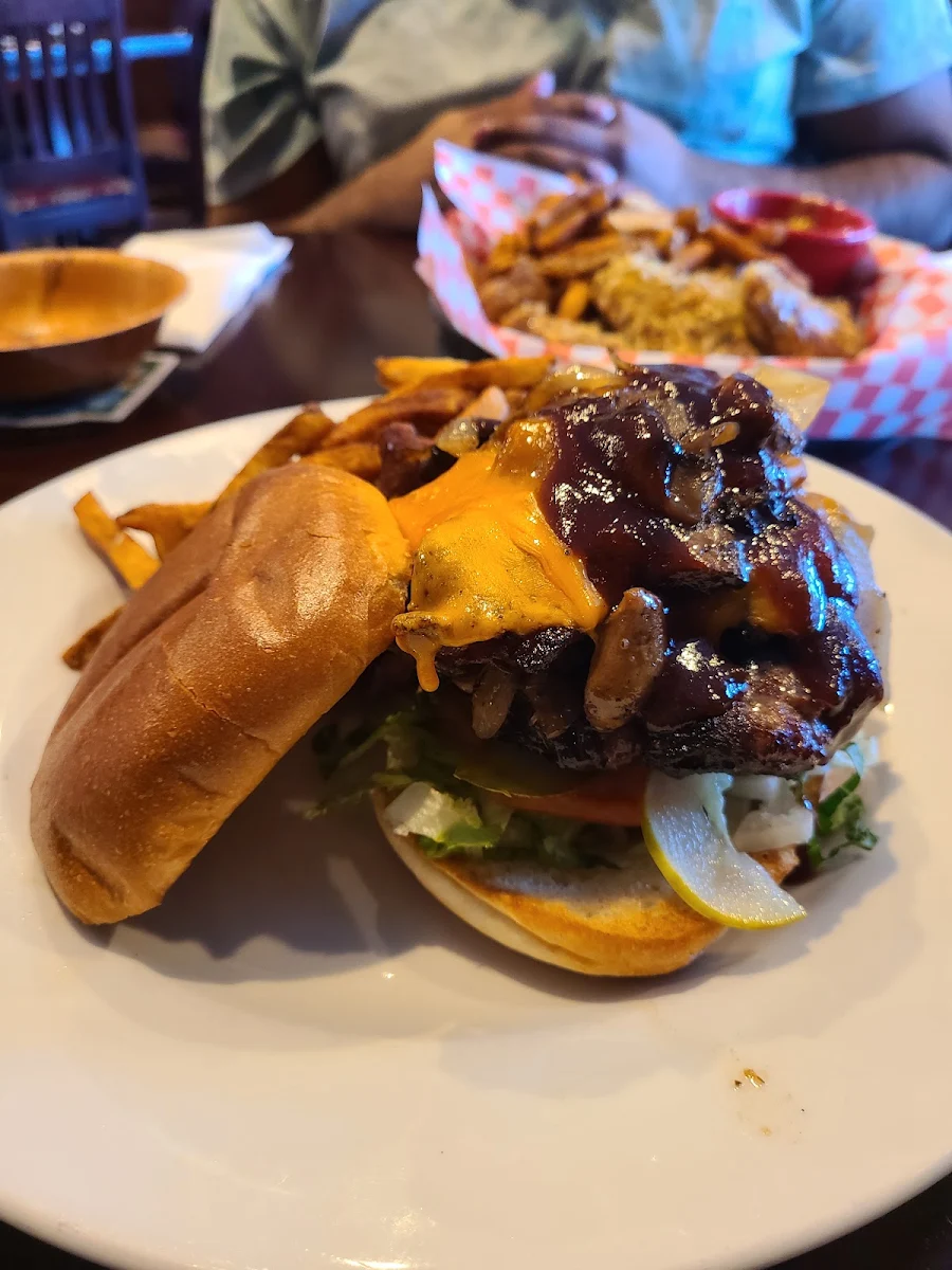Mushroom Swiss Burger