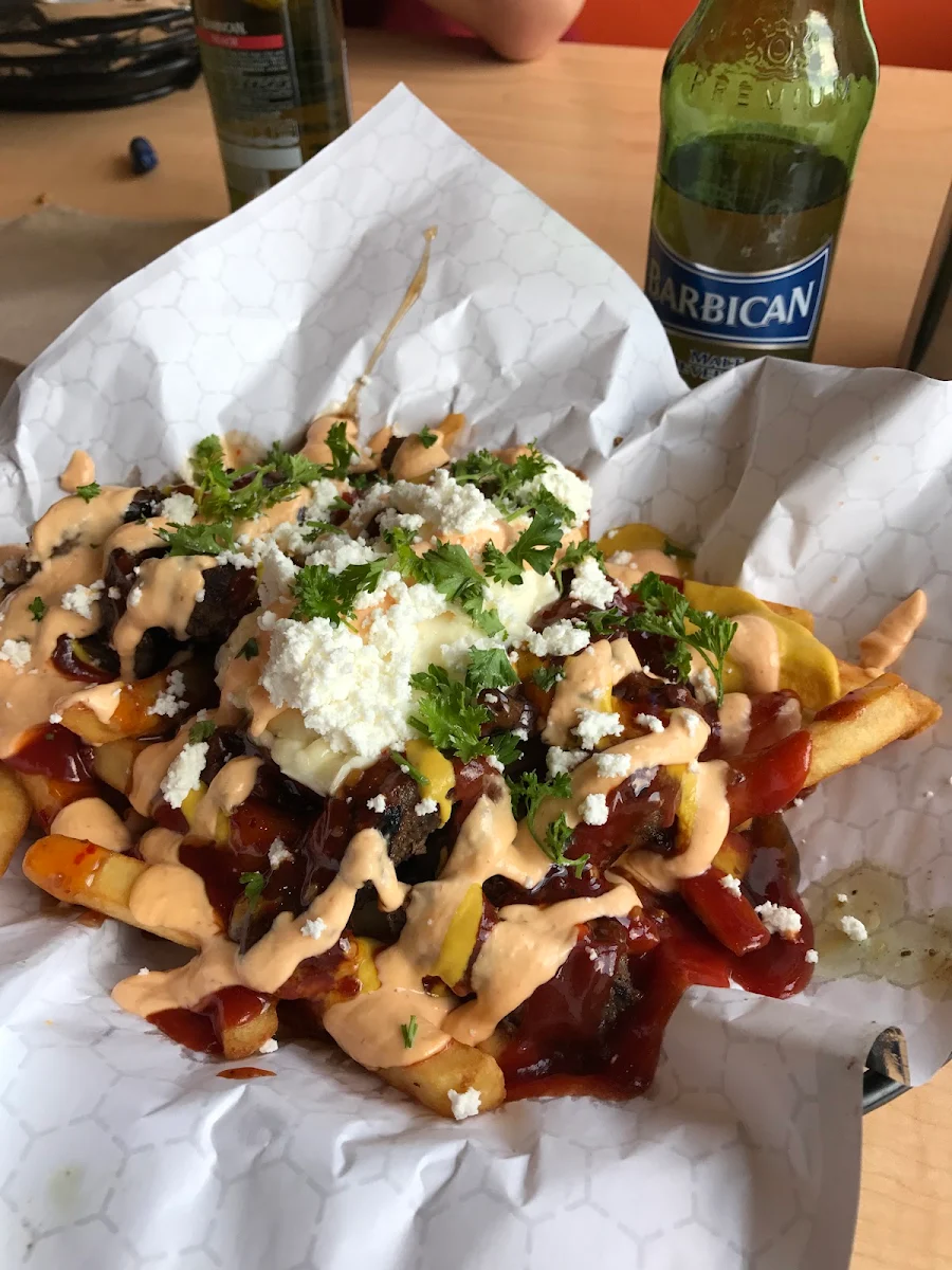 Chicken and Beef Shawarma Fries
