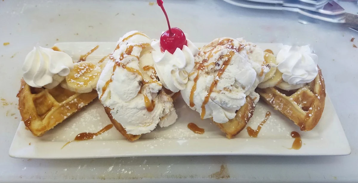 Caramel Praline Waffle