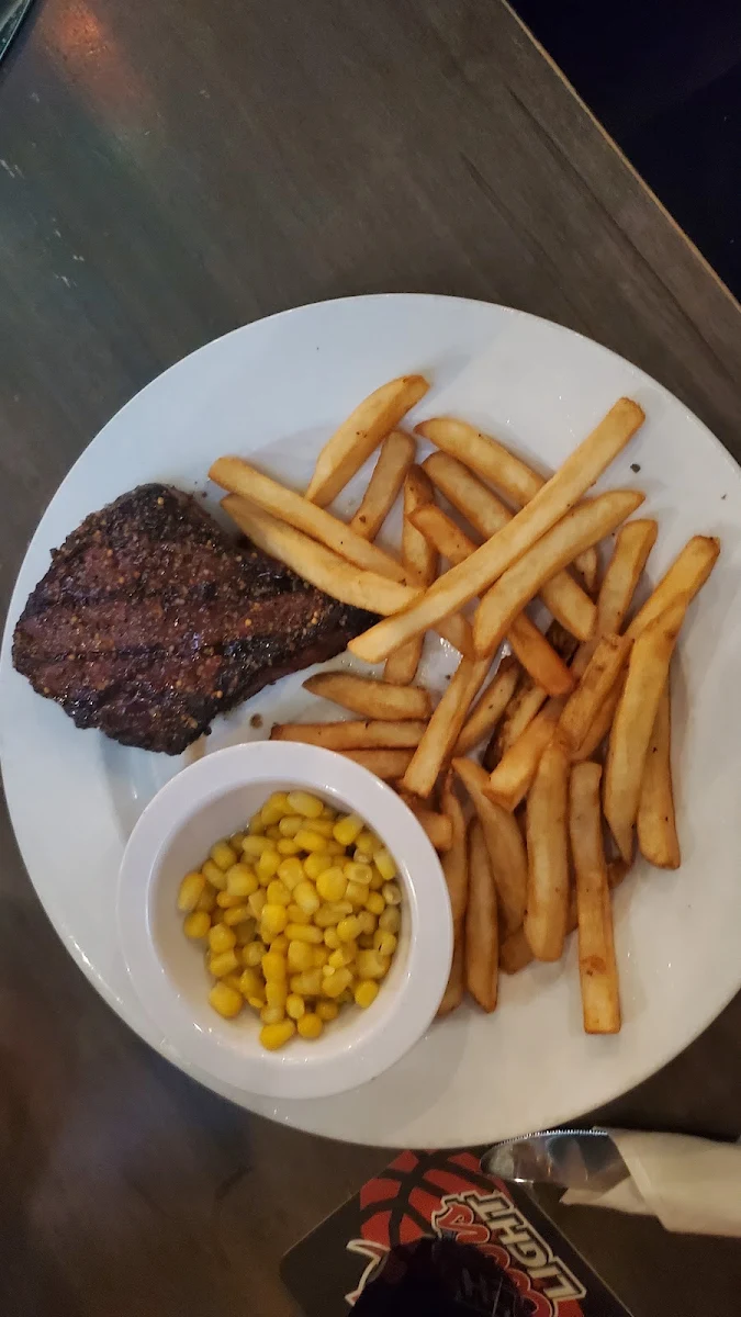 Top Sirloin Steak with Fries