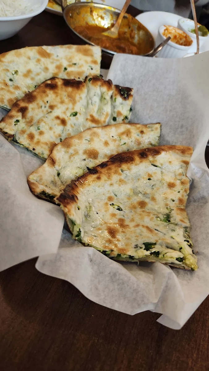Palak Paneer Naan