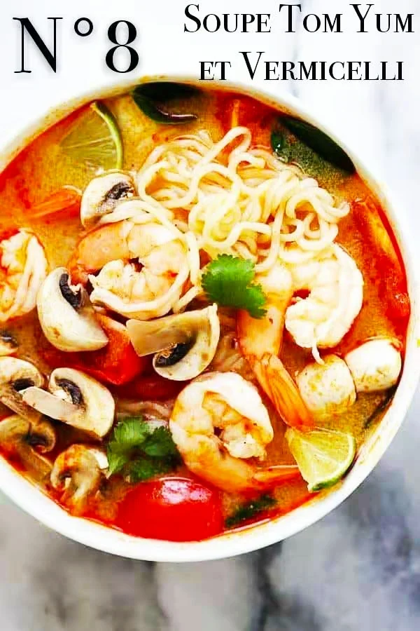 Soupe Tom Yum Au Choix Choice Of Tom Yum Soup