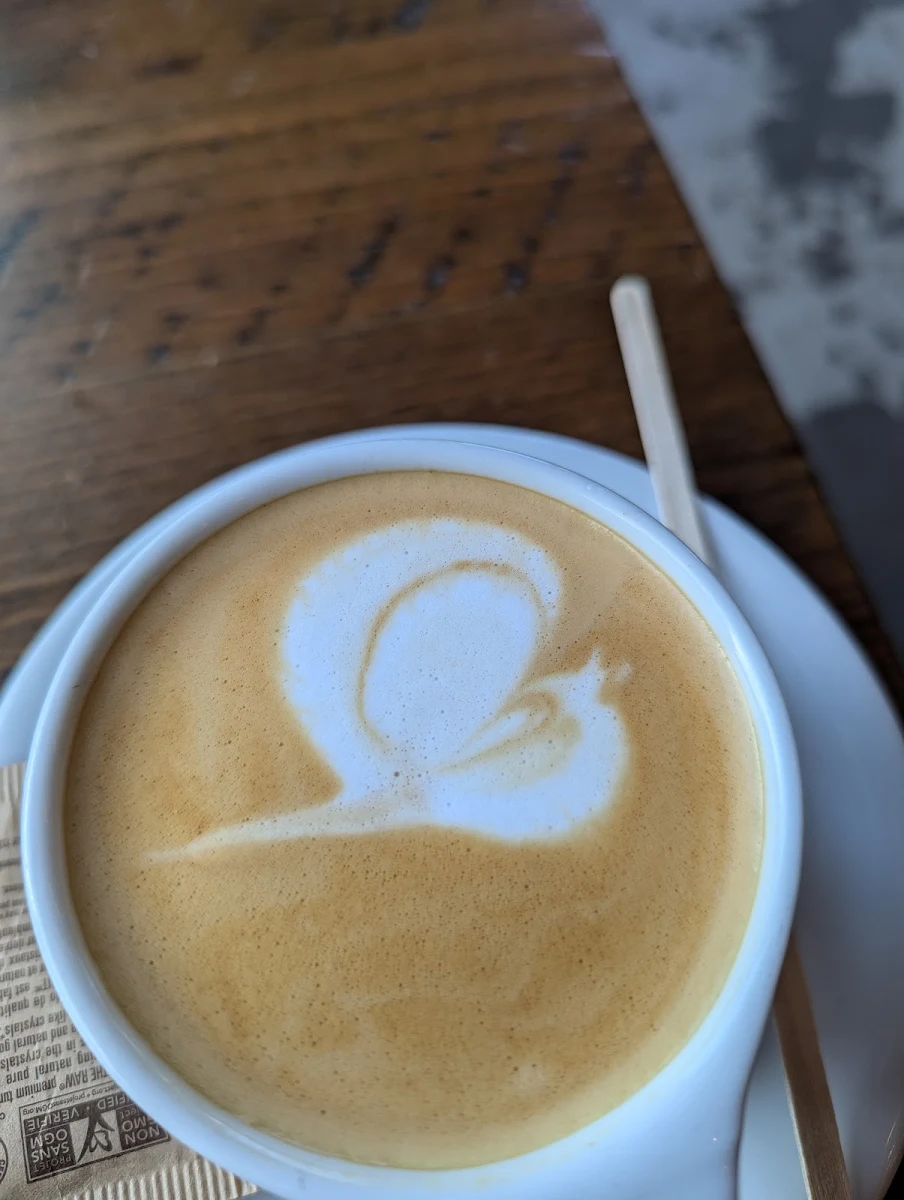 Flat White, Happy Goat Coffee Co. (Main Street)