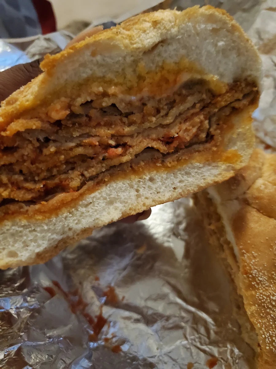Veal Parmesan Sandwiche