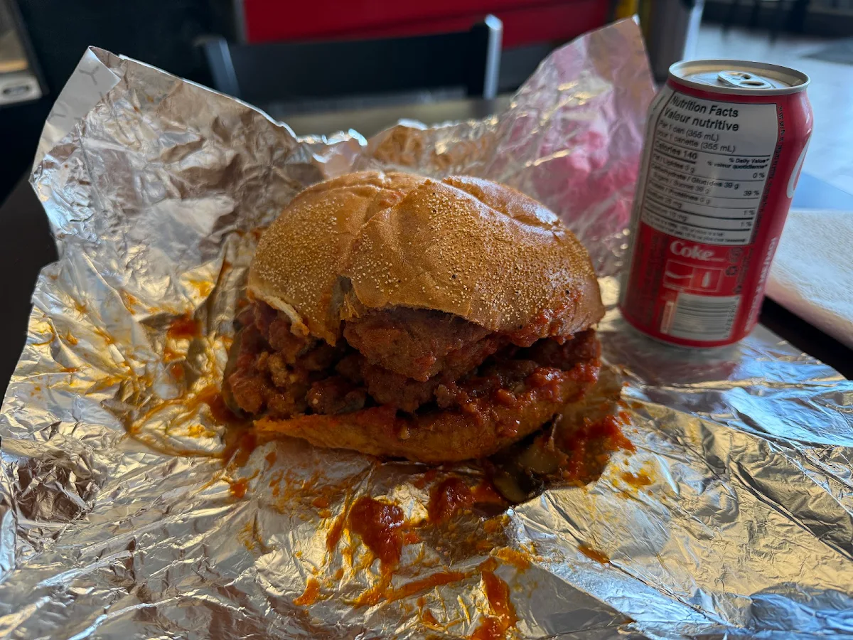 Veal Parmigiana Sandwich