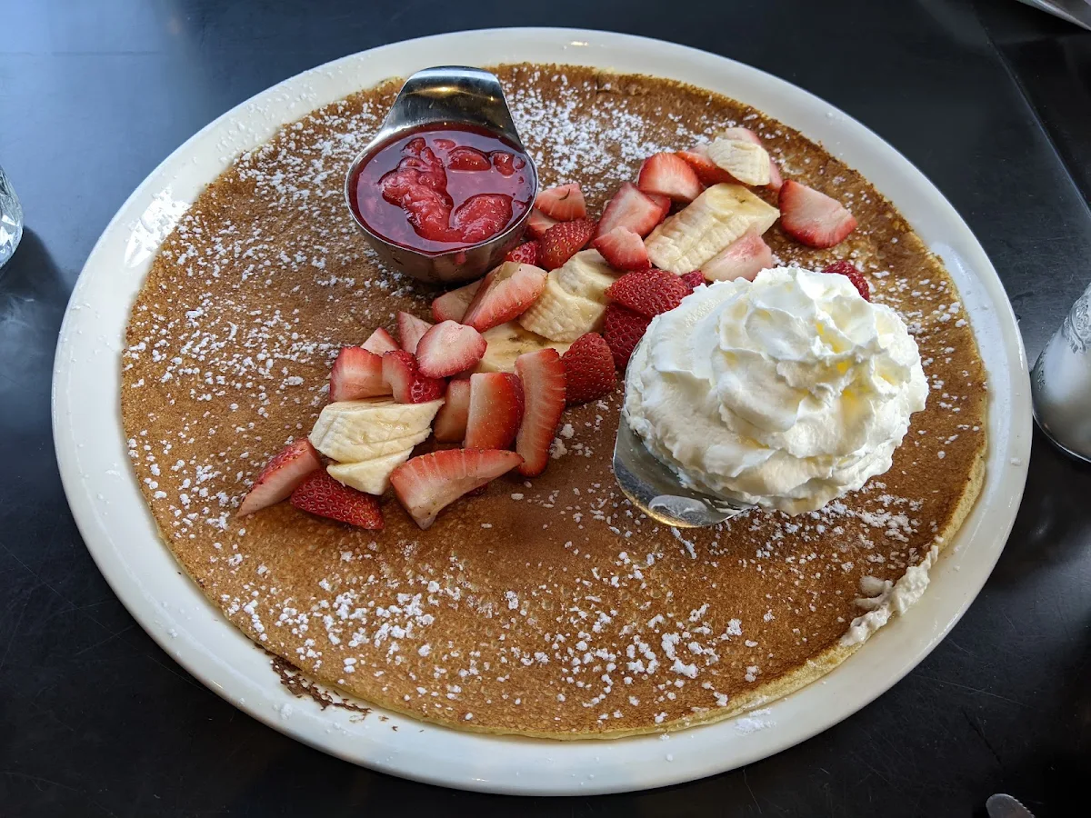 Strawberry and Banana Pancake