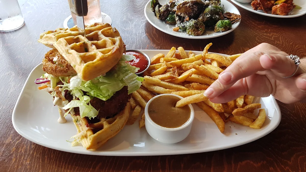 Chicken and Waffle Sandwich