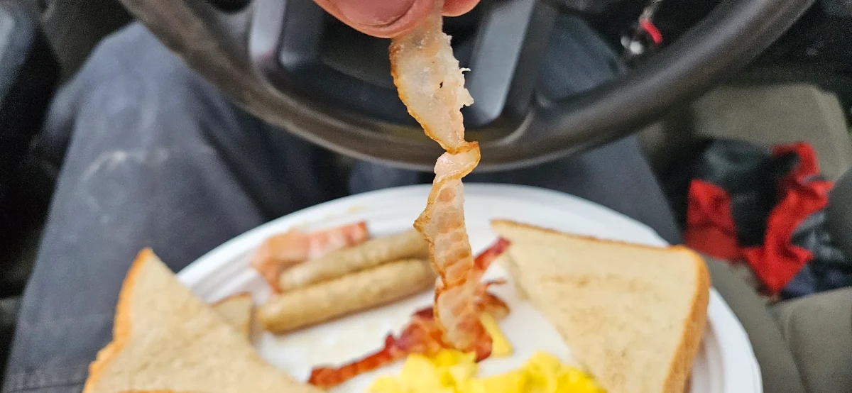 Raw Bacon Uncooked