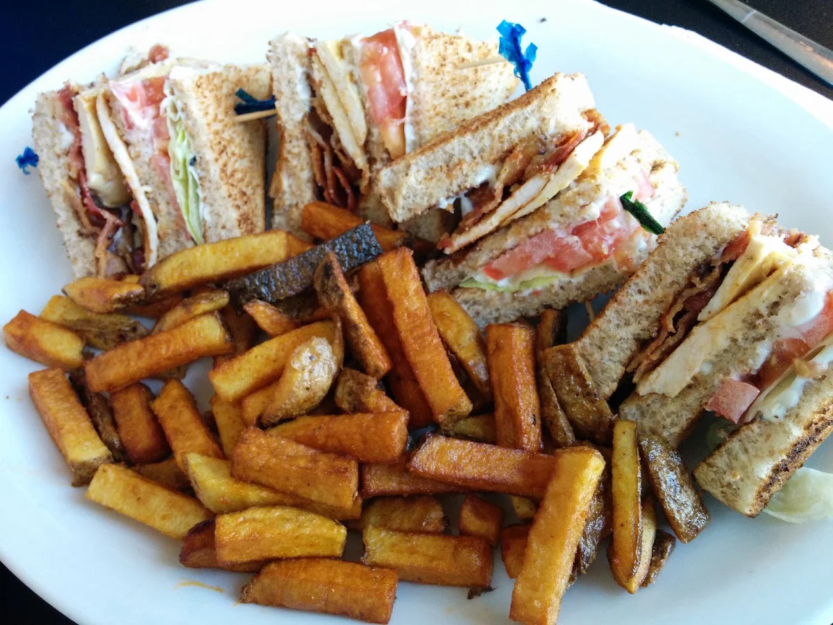Club Sandwich with Fries