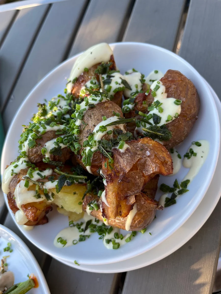 Smashed Potatoes Side, The Den at Nita Lake Lodge
