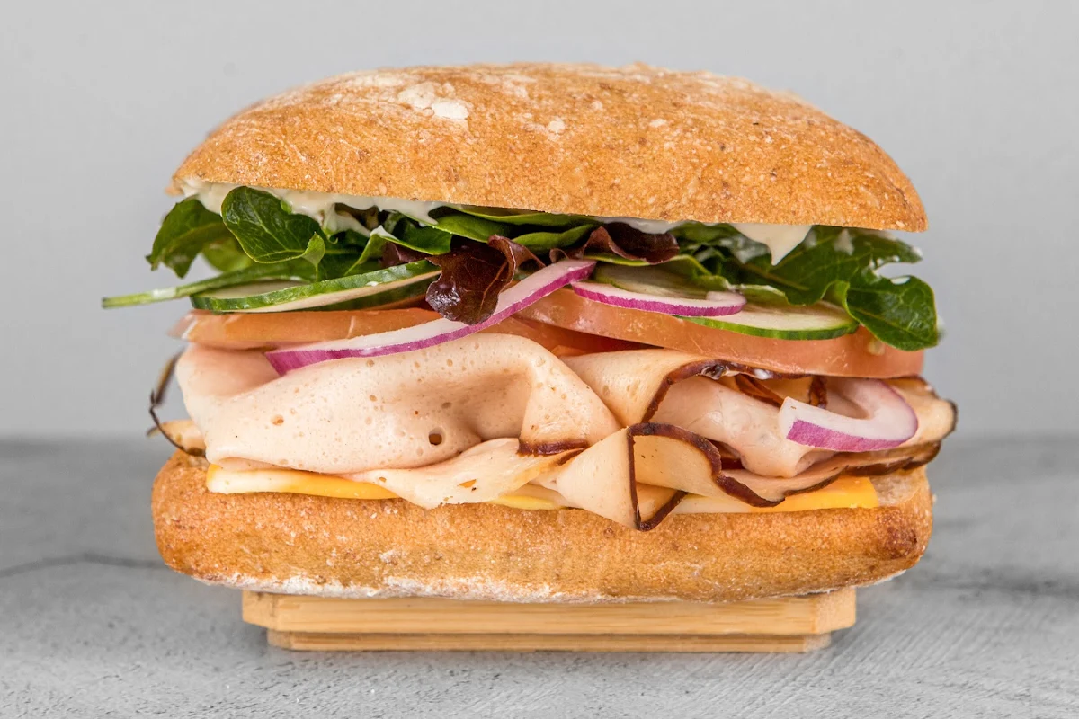 Smoked Turkey Sandwich Halal
