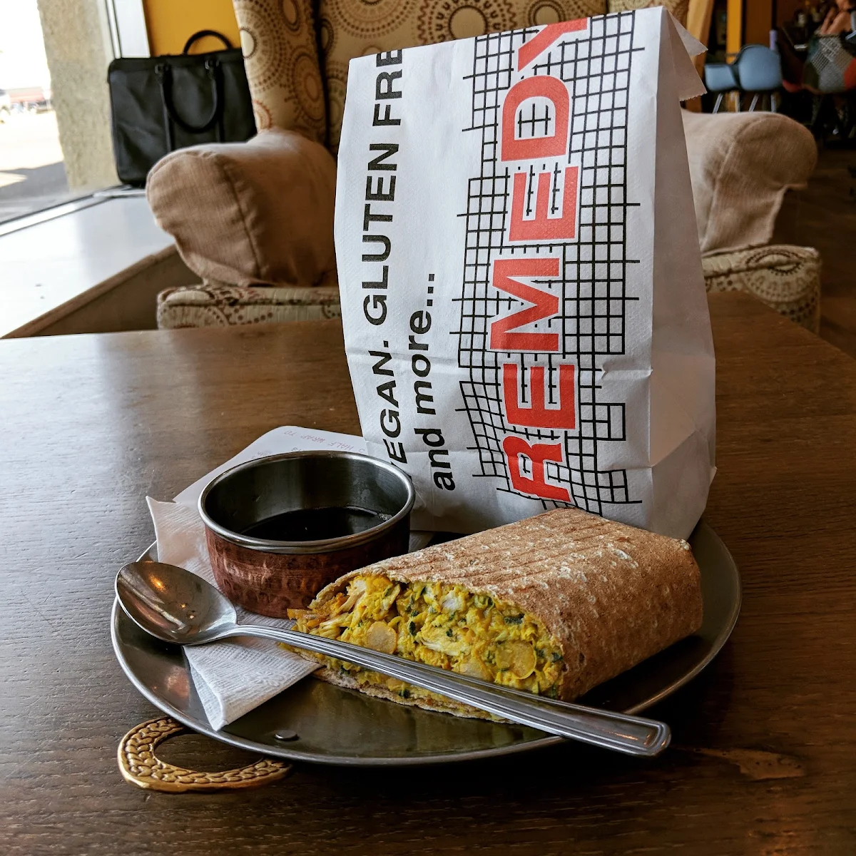 Chana Chicken Wrap