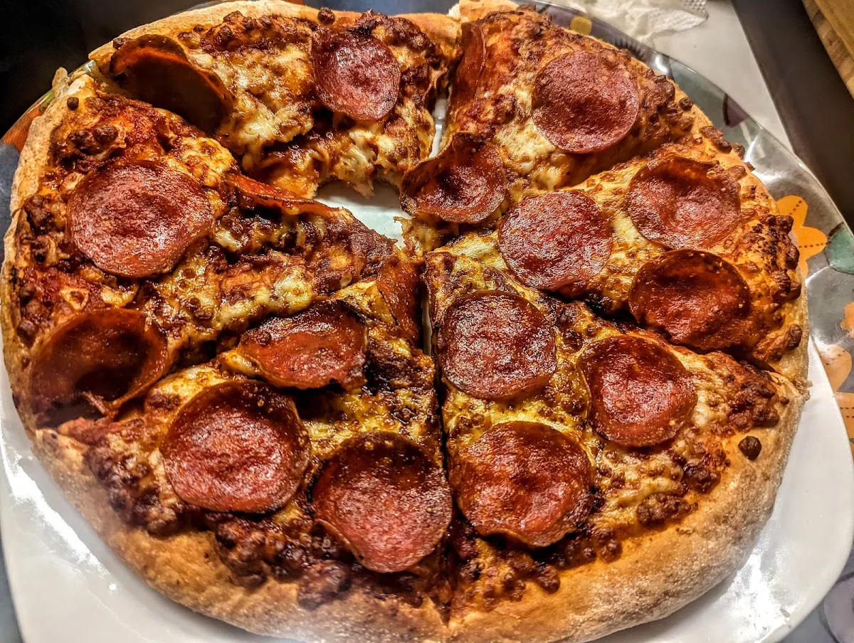 Mushroom & Pepperoni Pizza Dominos Pizza