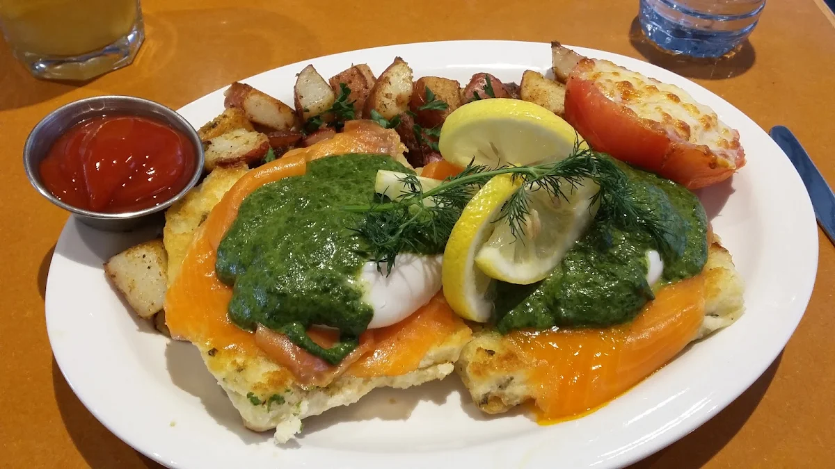 Salmon Eggs Benedict