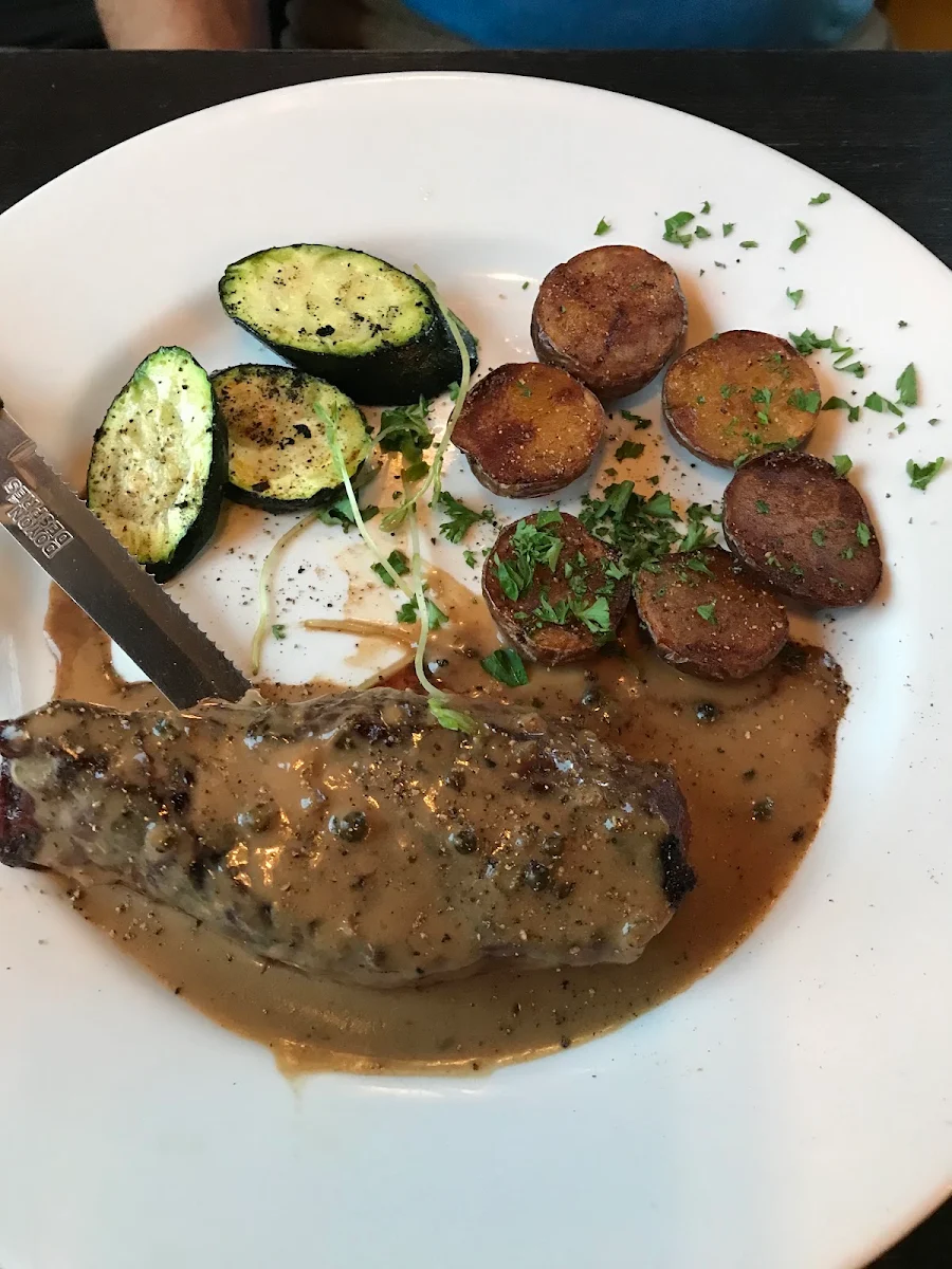 Bavette de Bœuf Sauce Au Poivre