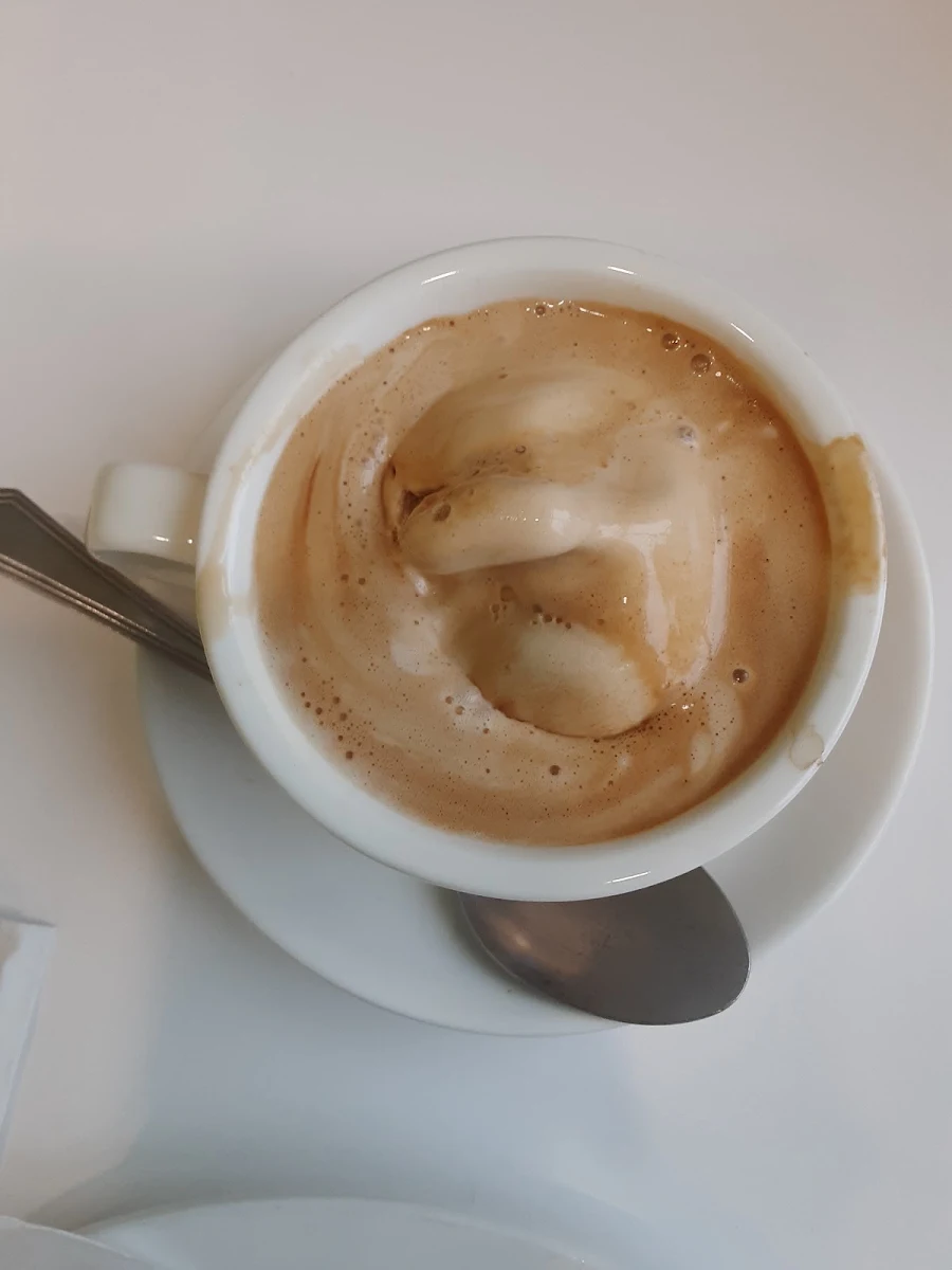 Espresso Coffee with Salted Caramel