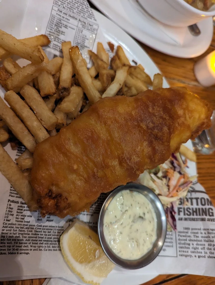 Fish and Chips 1 Piece Cod