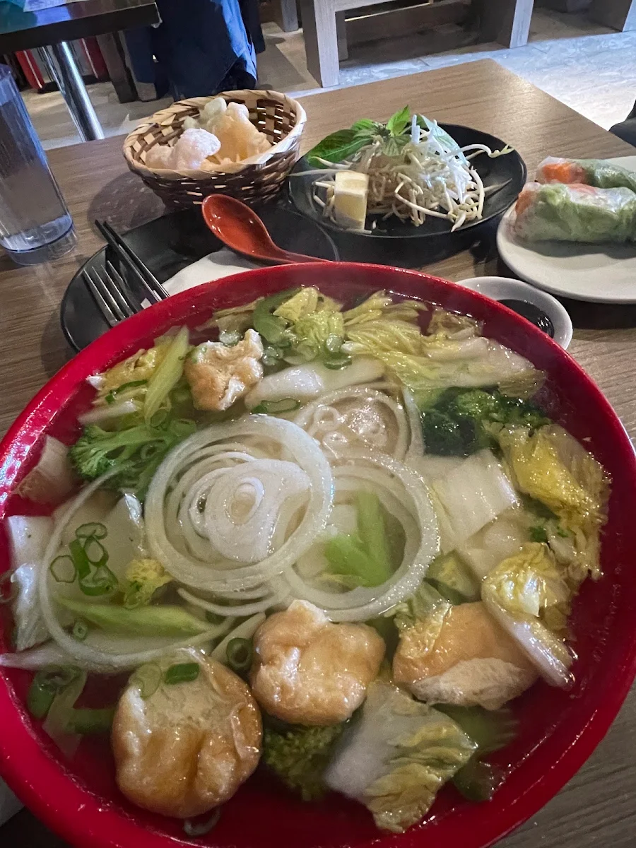 Veggies Noodles Soup