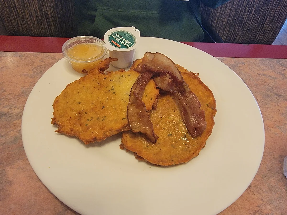 Potato Pancakes with Bacon