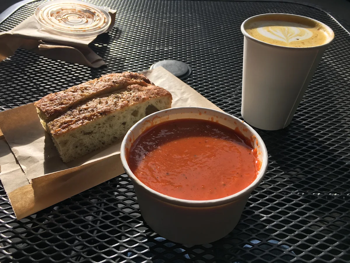 Soup with Sandwich