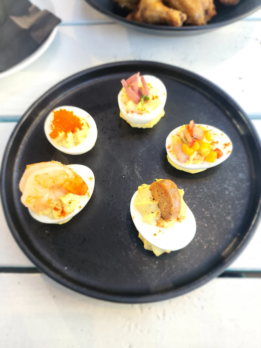 Deviled Eggs, Free Bird Table & Bar