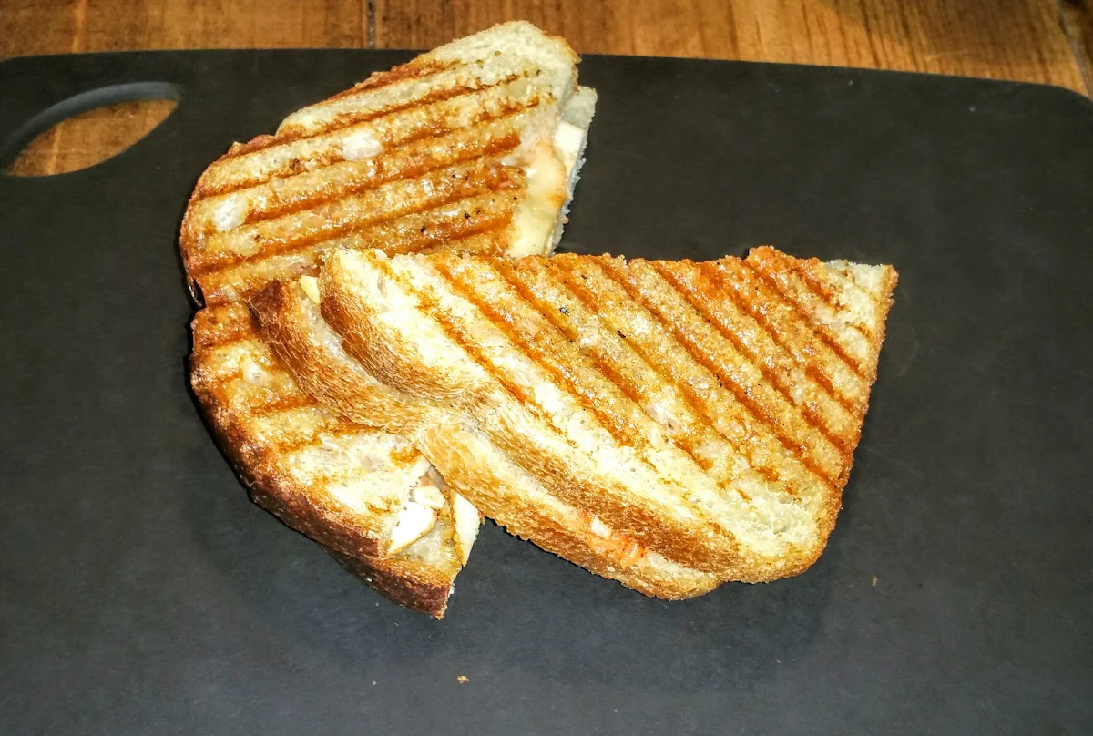 Grilled Chicken Kimchi Sandwich