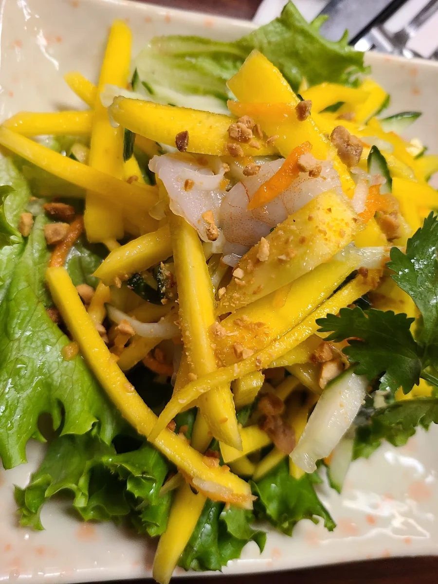 Mango and Shrimp Salad