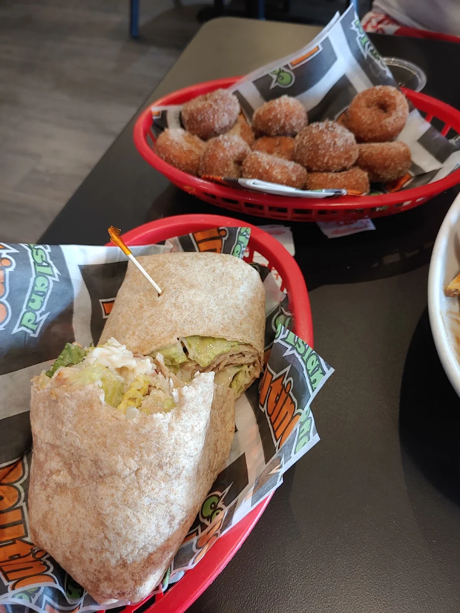 Honey Garlic Chicken Wrap