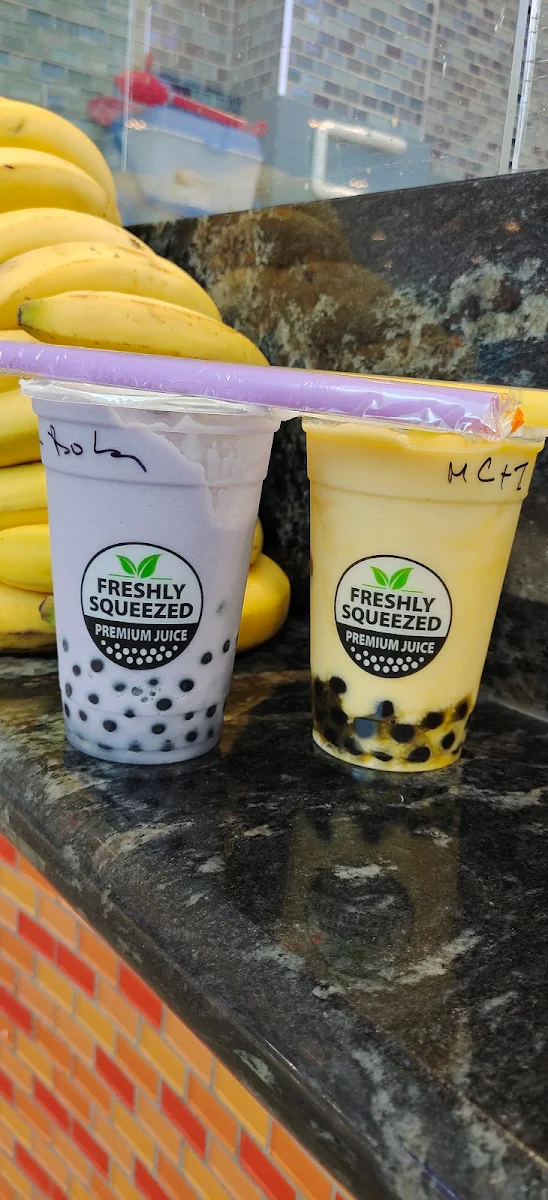 Taro Bubble Tea and Mango Colada