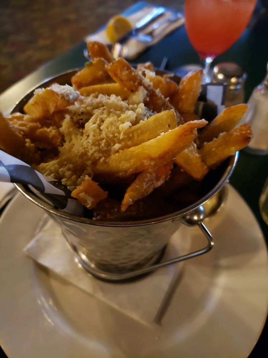 Parmesan Truffle Fries with Garlic Aioli