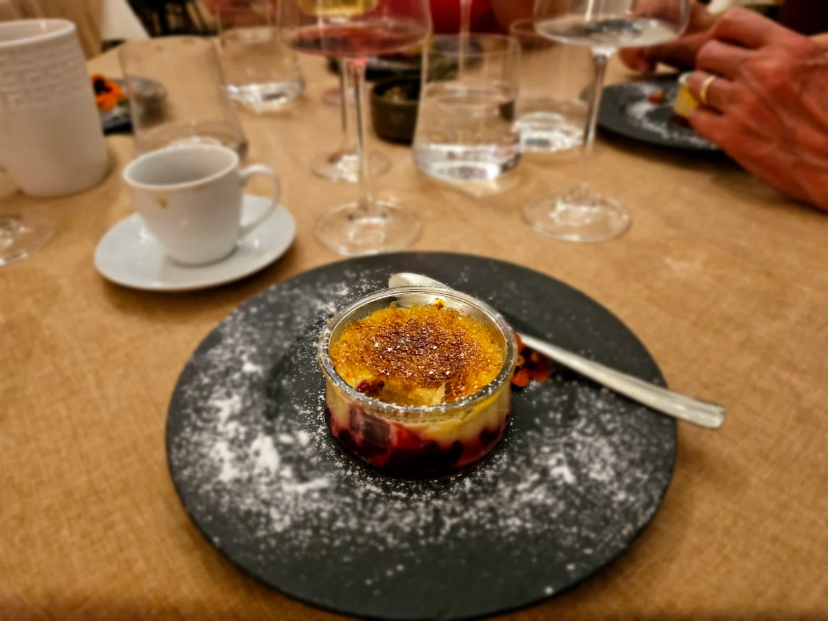 Partridgeberry Creme Brulee