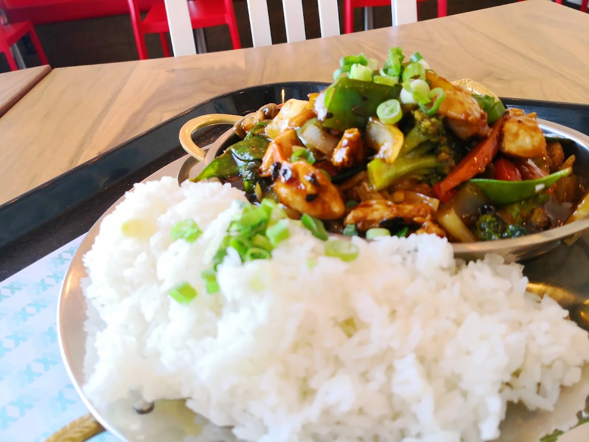 Black Bean Sauce and Your Choice of Chicken