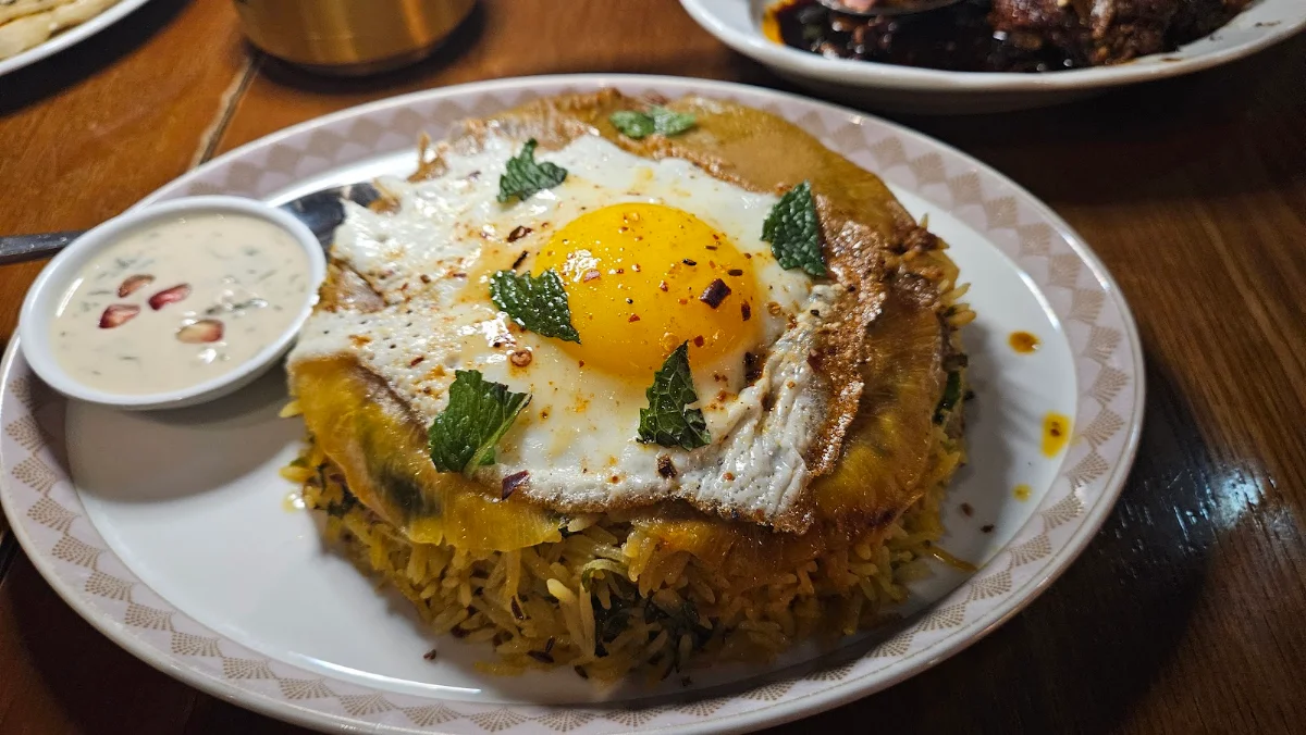 Lamb Pineapple Upside-Down Biryani