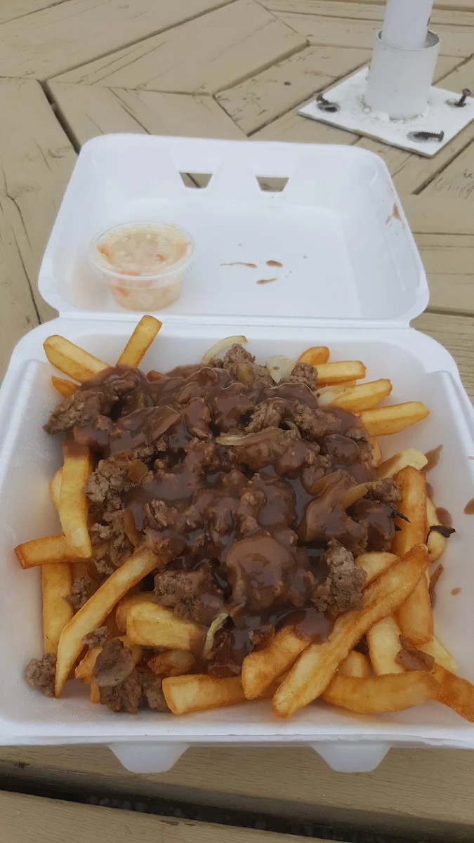 Loose Hamburger and Fries