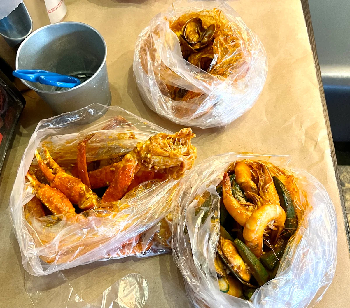 Mussels Corn Lemon Pepper Sauce Sausage