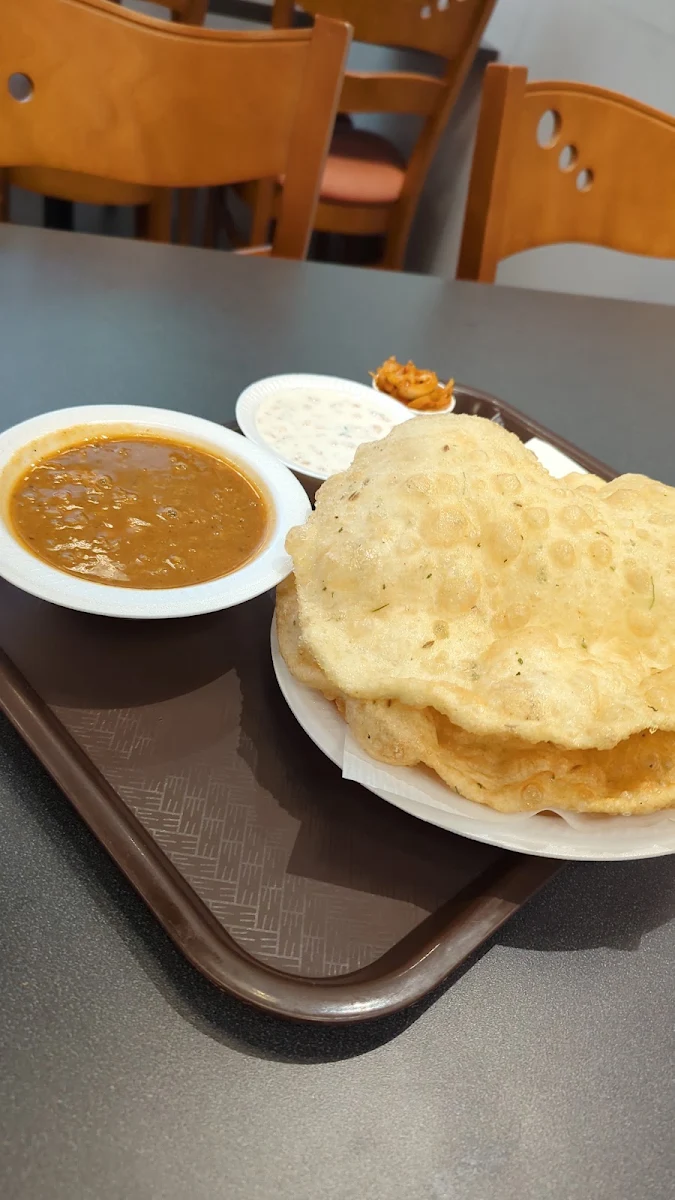 Halwa Puri with Chana