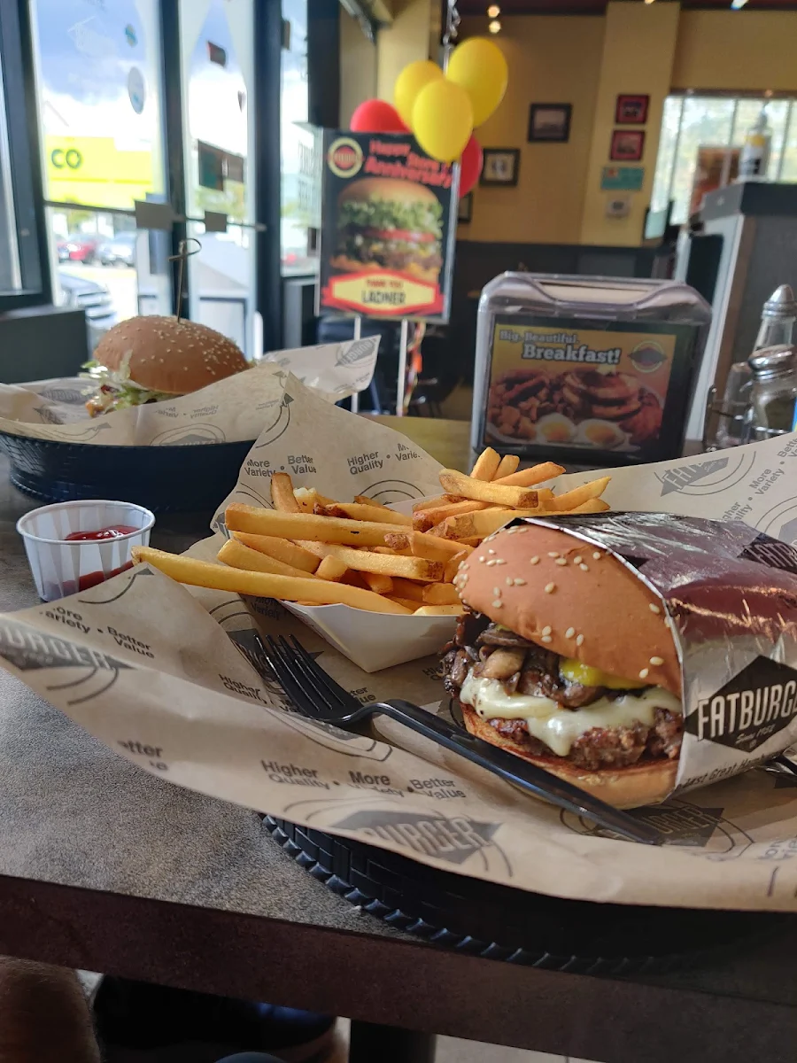 Swiss Mushroom Burger
