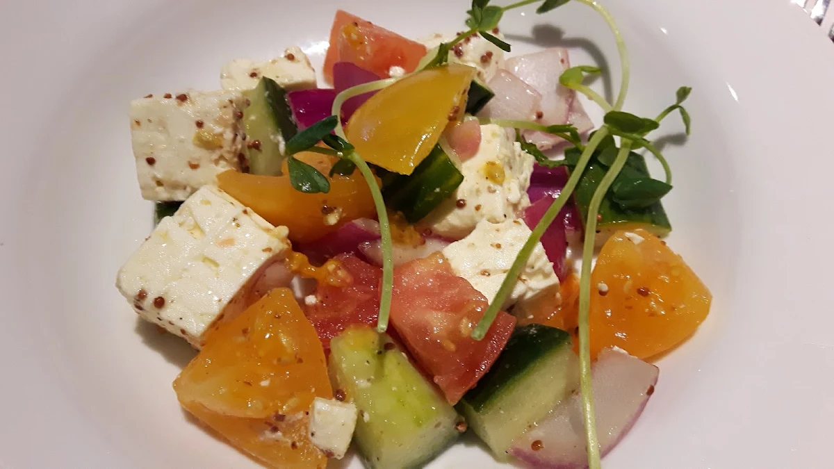 Cantaloupe and Cucumber Salad