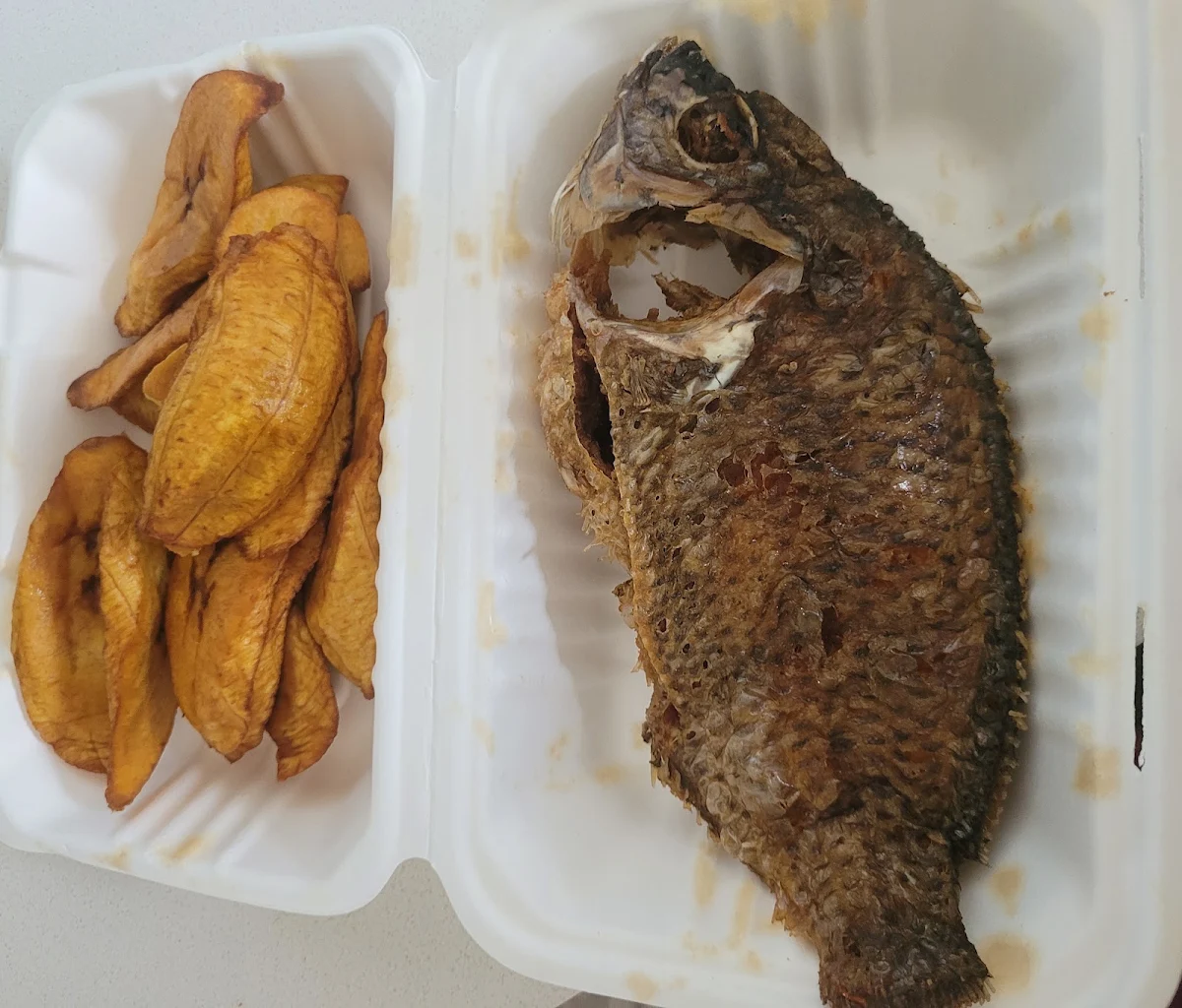 Fish and Fried Plantains