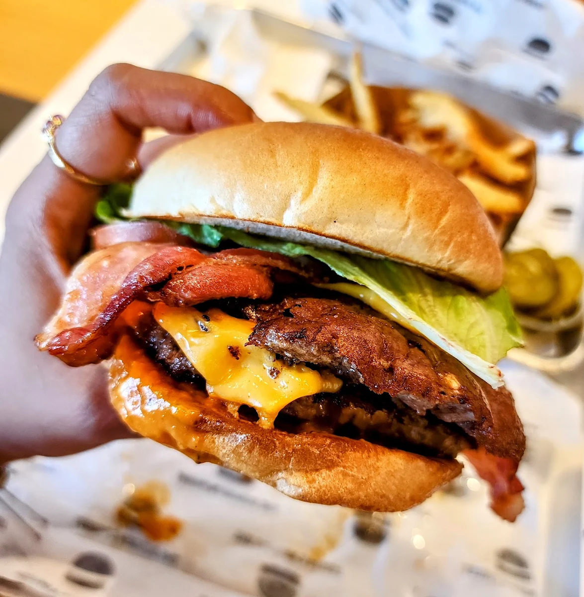 Bacon Double Cheeseburger