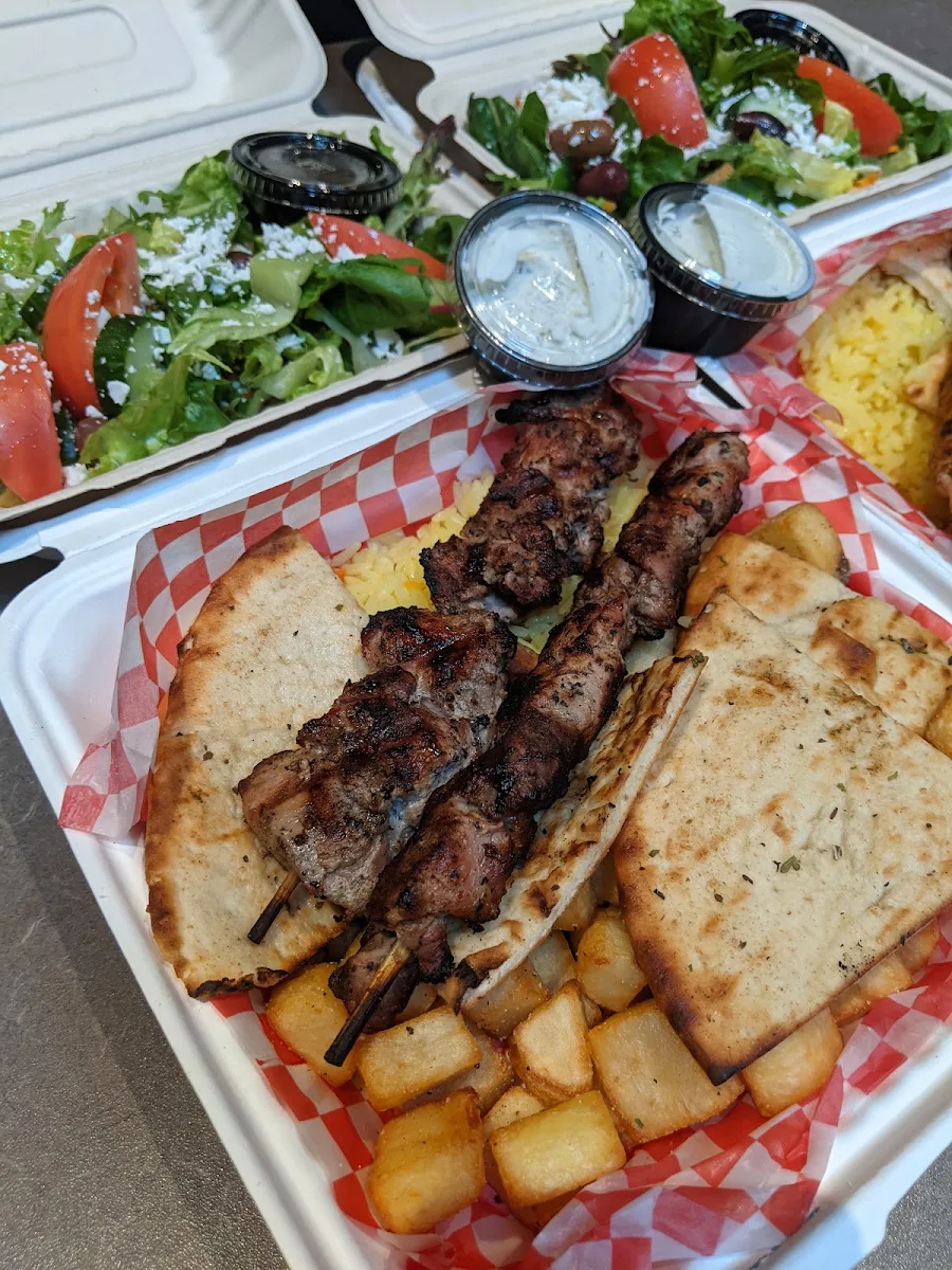 Pork Souvlaki Dinner