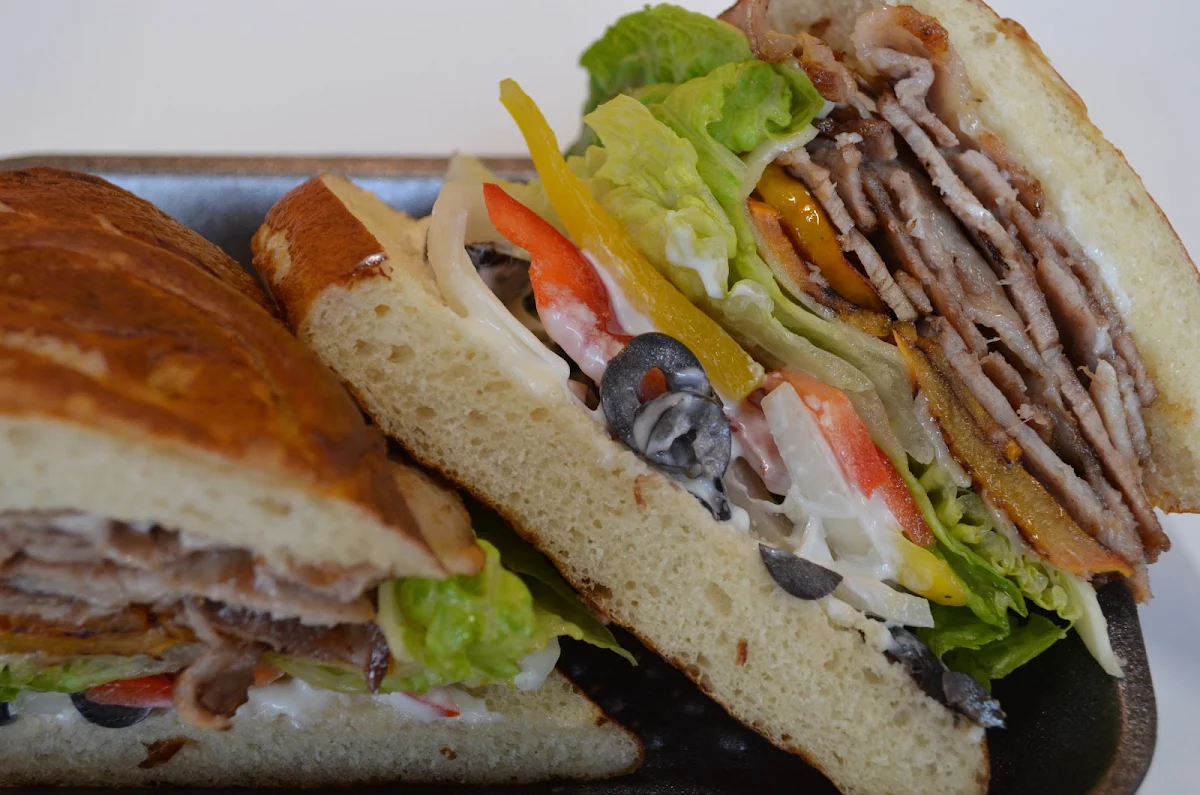 Custom Smoked Pork Loin Sandwich