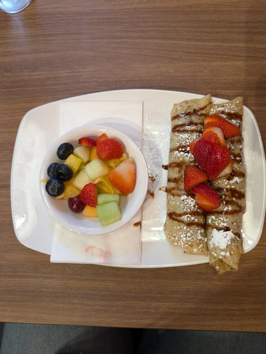 Strawberry Banana & Nutella Crepes