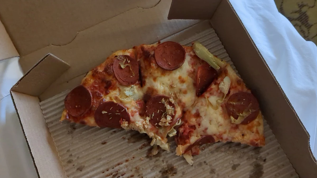 Vegan Pepperoni and Artichoke Pizza