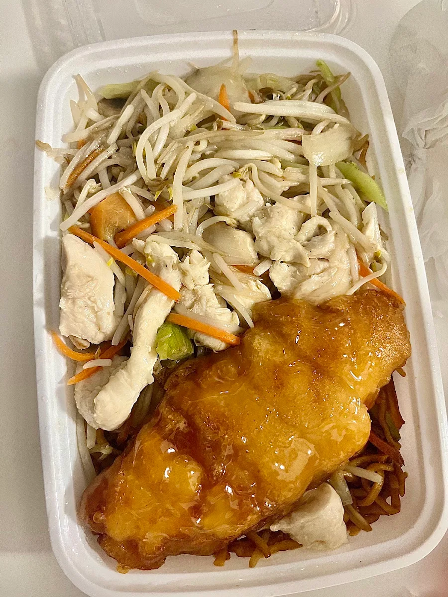 Lemon Chicken with Noodles