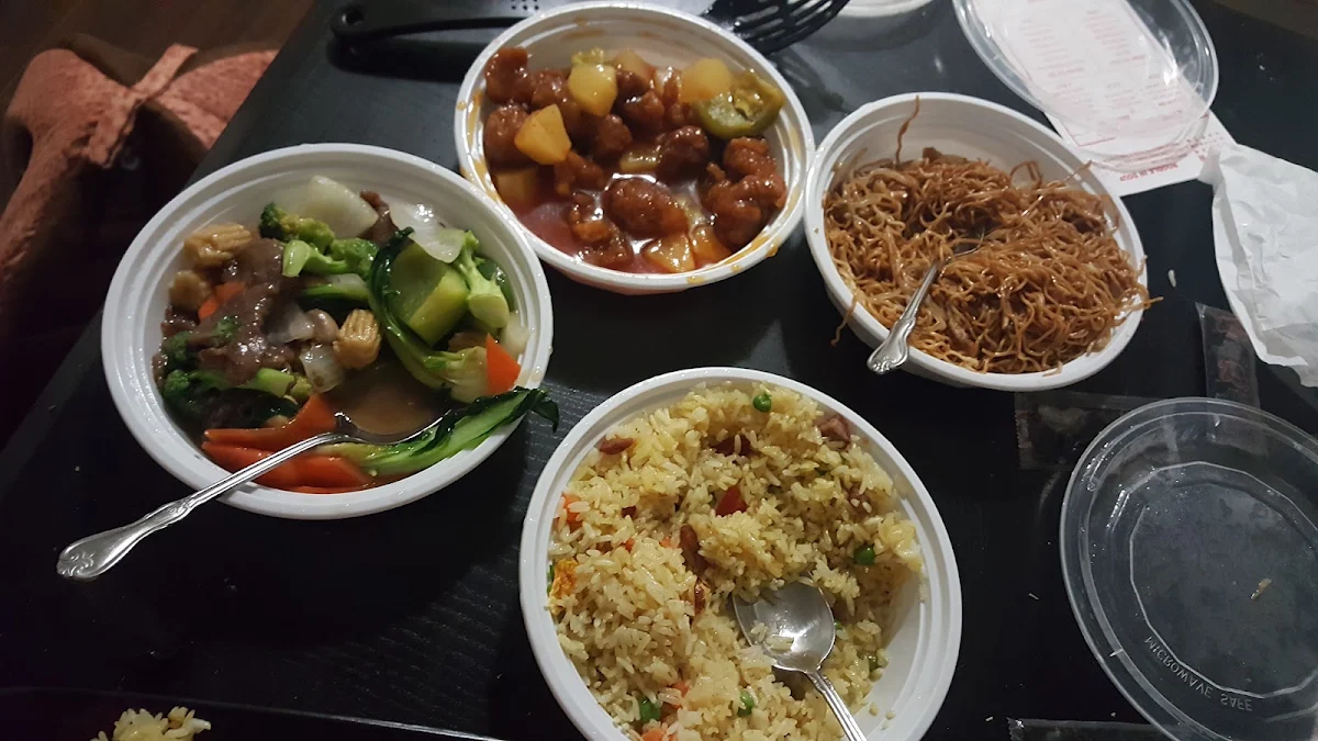 Fried Rice Chicken Chow Mein