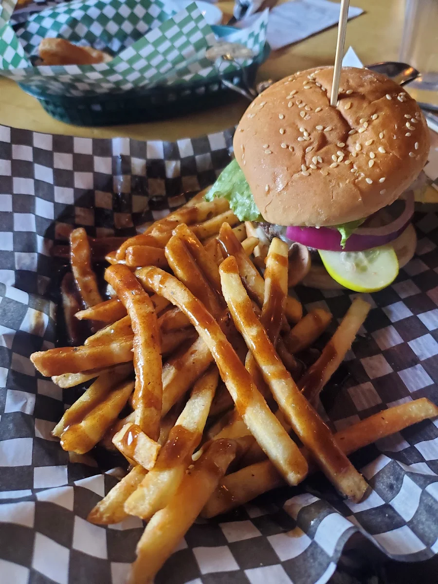 Swiss Mushroom Burger