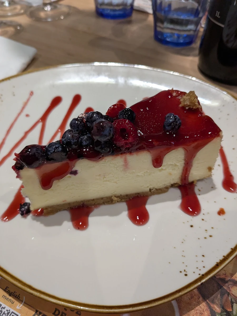 Field Berry Cheesecake Gâteau Fromage Aux Fruits Des Champs