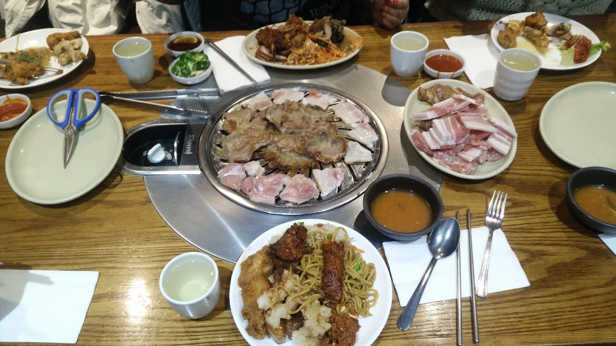 Pork Belly and Marinated Beef